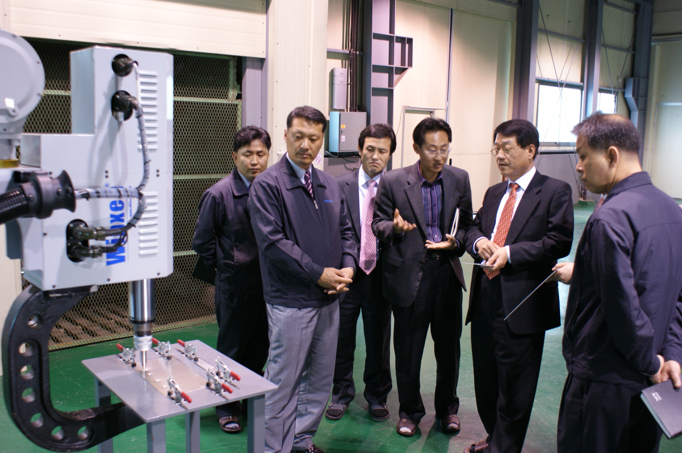 신기술제품 생산 우수 중소기업체 방문(2008.4.23, (주)윈젠)
