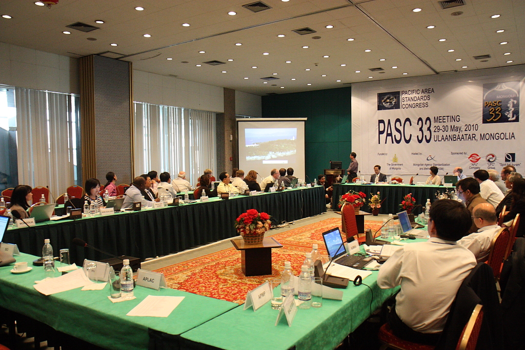 태평양지역 표준회의(PASC) 총회(2010.5.28~31, 몽골 울란바토르)
