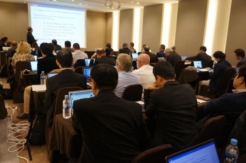 나노기술(ISO TC229) 국제표준회의 회의 모습