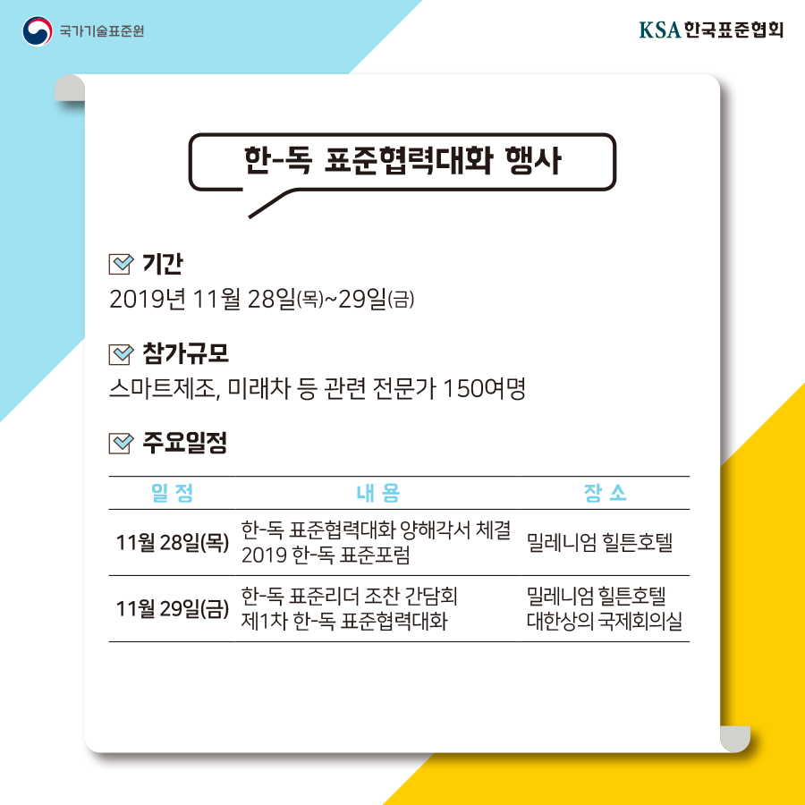 4차산업 강국 독일과 표준협력 강화