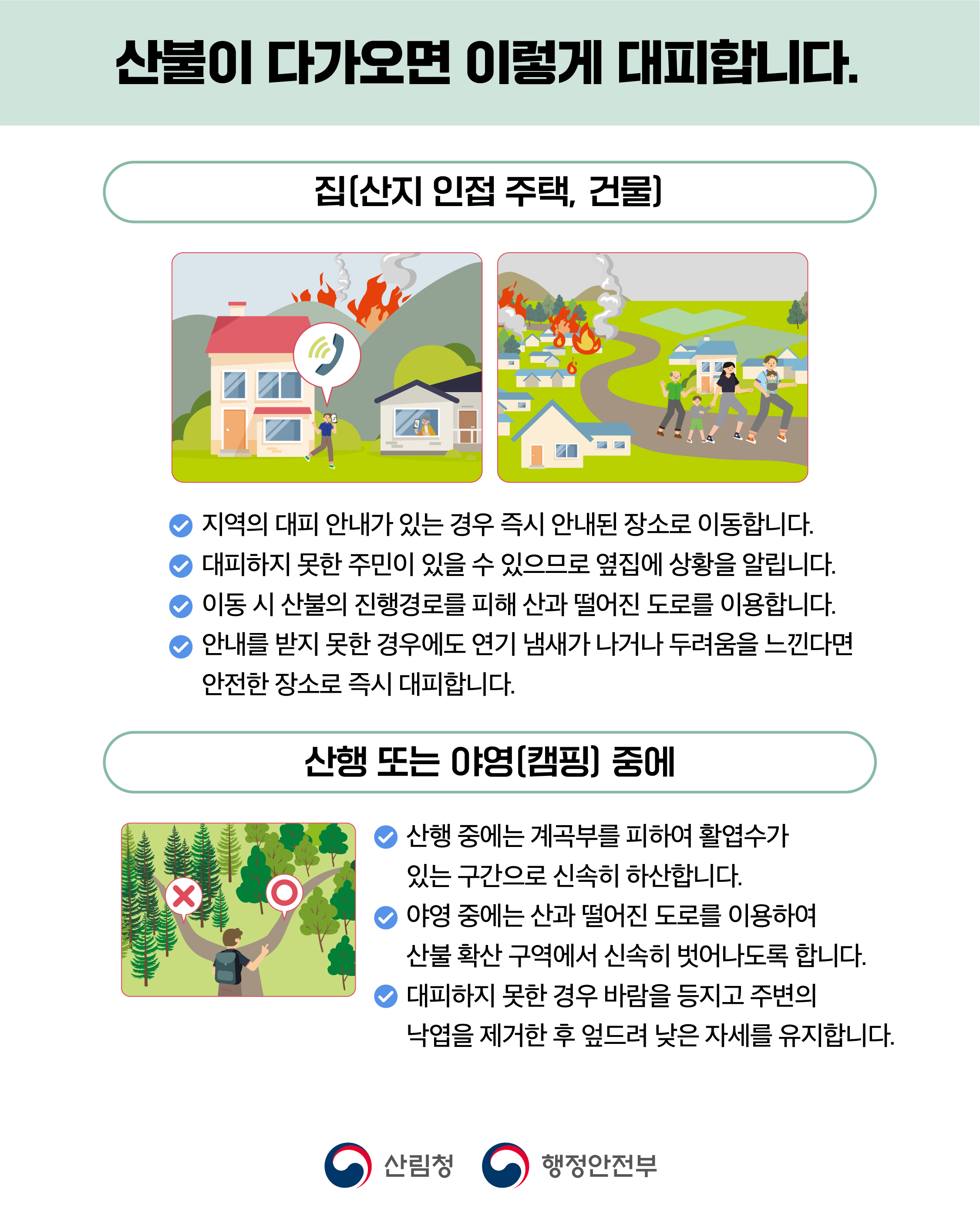 산불 국민행동요령