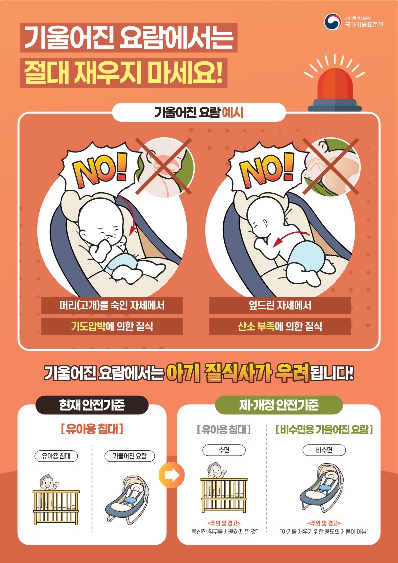 기울어진 요람에서는 절대 재우지 마세요!
