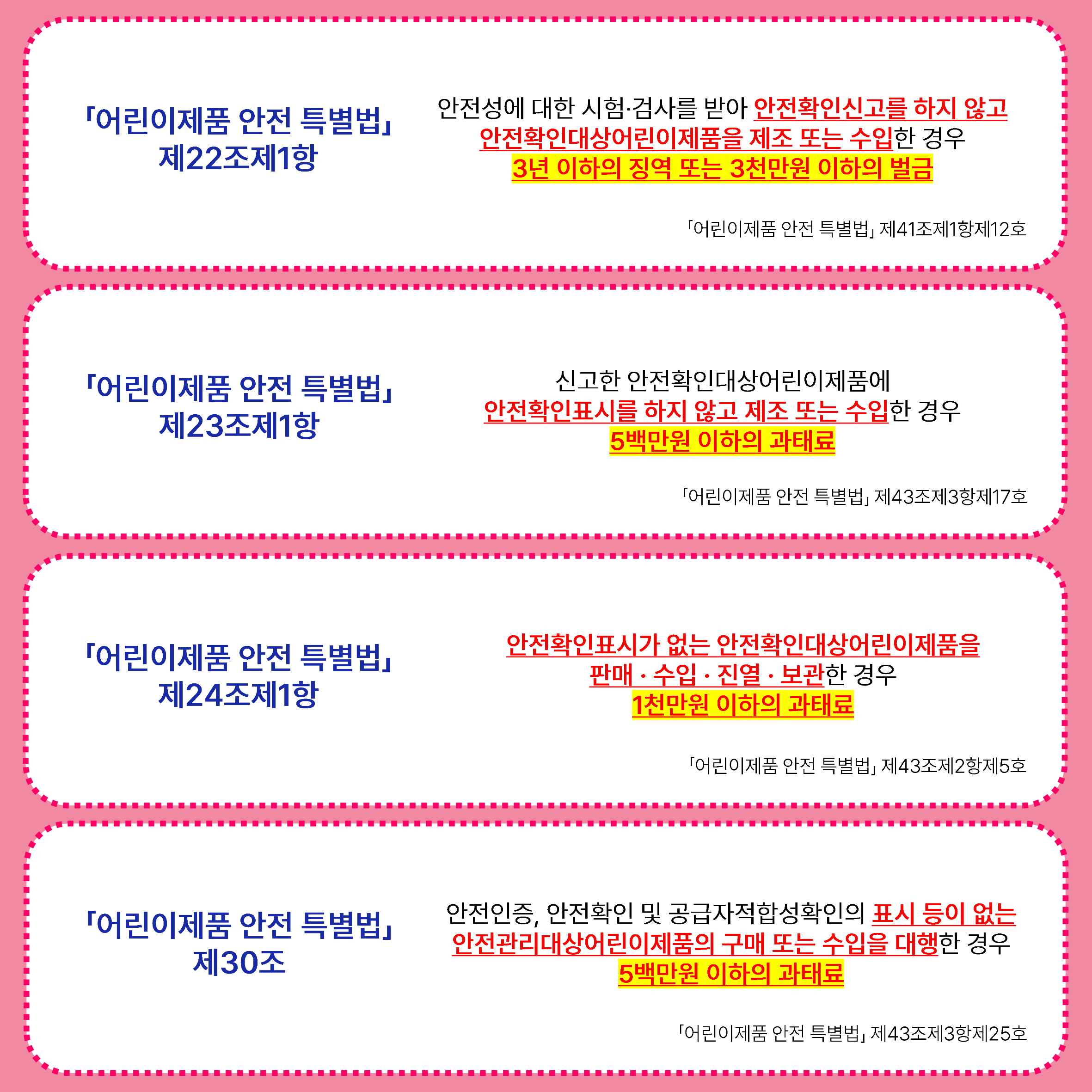 완구 위해제품정보