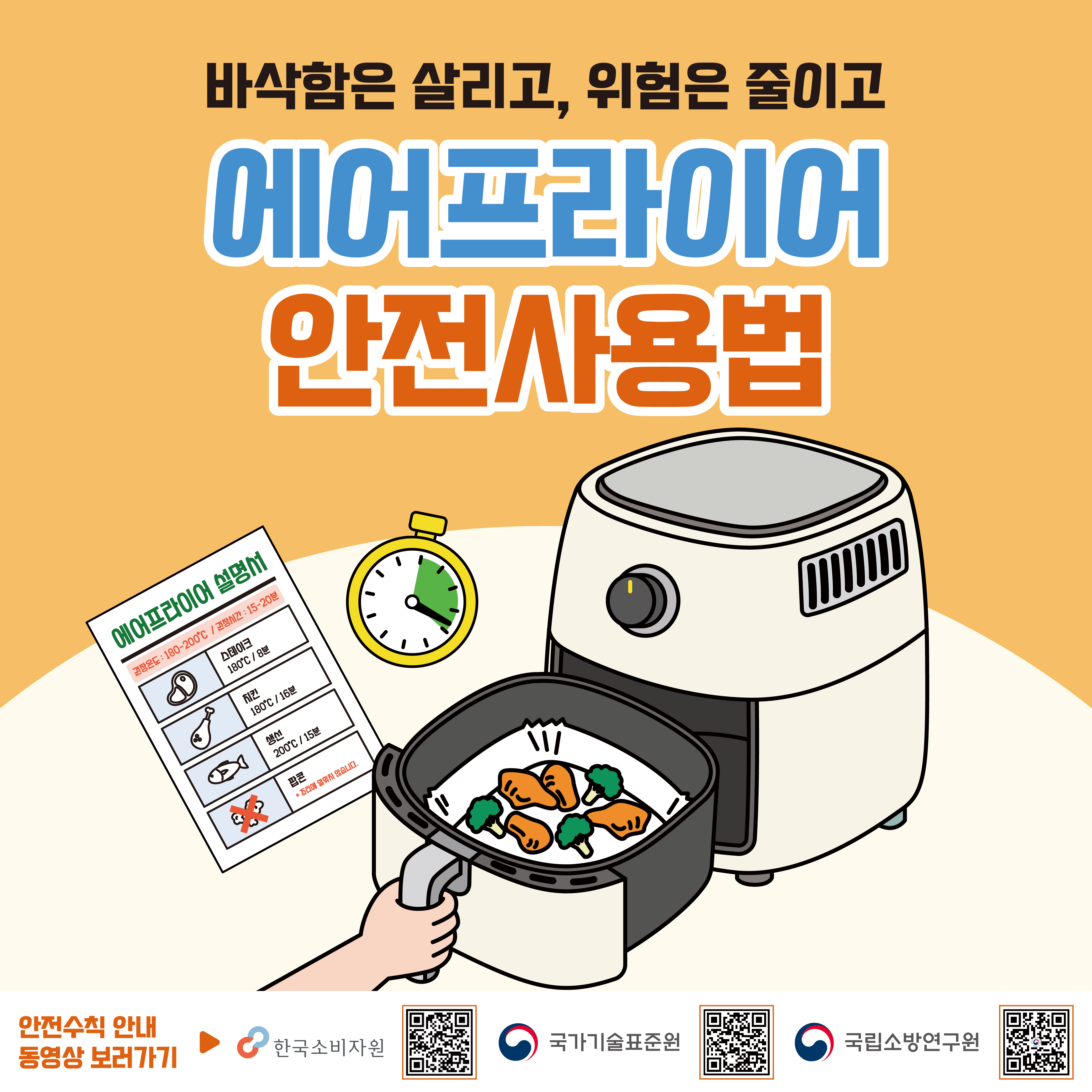 에어프라이어 화재예방 안전수칙